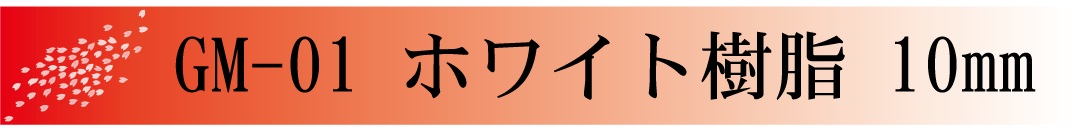 ホワイト樹脂10mm